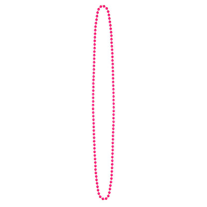 Collier Perles UV Fluo Disco - 4 Couleurs Assortis