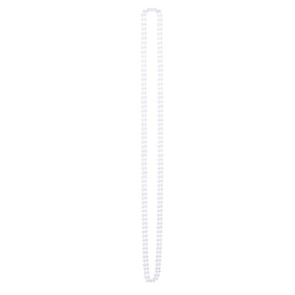 Sautoir Perles Années 20 Blanc - Accessoire Cabaret Gatsby