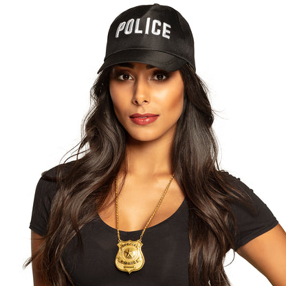 Badge Police Doré Special Police - Accessoire Costume