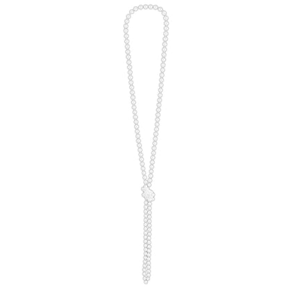 Kit Années 20 Glamour Luxe : Serre-tête, Gants & Collier Perles