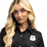 Badge Police Spécial Metal Argenté Avec Pin - Accessoire Déguisement