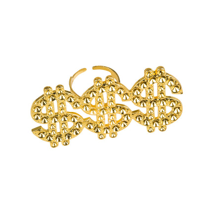 Bague Filigrane Dorée Tendance - Accessoire Mode Luxe
