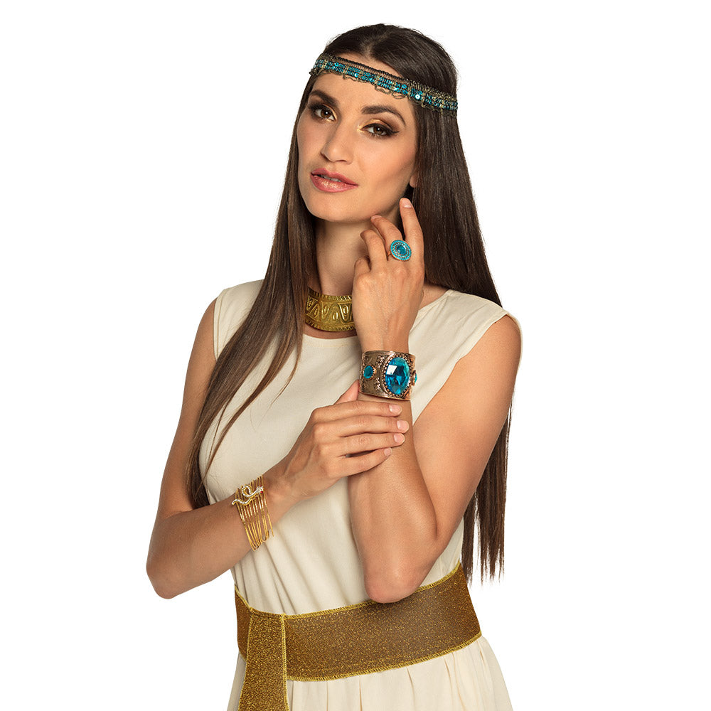 Ensemble Déguisement Égyptienne - Collier et Accessoires
