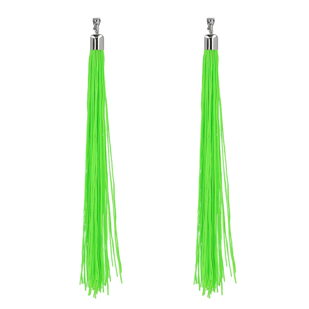 Boucles d'Oreilles Gland Fluo UV Blacklight Vert Néon