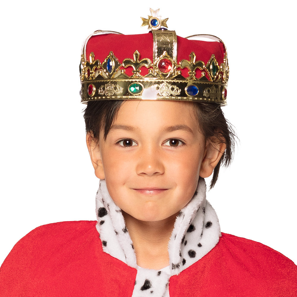Couronne Royale Dorée Luxe - Roi Reine Empereur