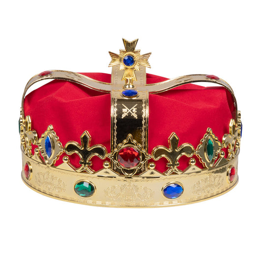 Couronne Royale Dorée Luxe - Roi Reine Empereur