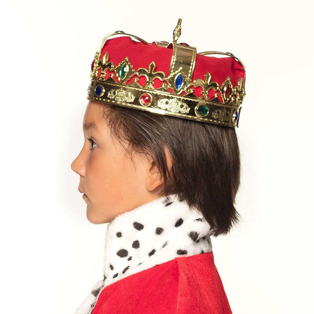 Couronne Royale Dorée Luxe - Roi Reine Empereur