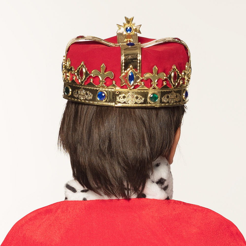 Couronne Royale Dorée Luxe - Roi Reine Empereur