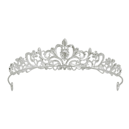 Tiara Royale en Métal Cristal - Couronne de Princesse Élégante