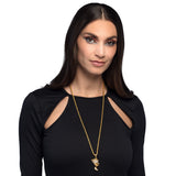 Collier Néfertiti Égyptienne - Accessoire Doré Strass