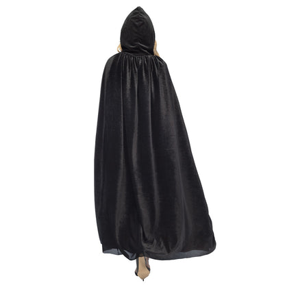Cape Vampire Réversible Noir et Rouge - Déguisement Adulte Halloween