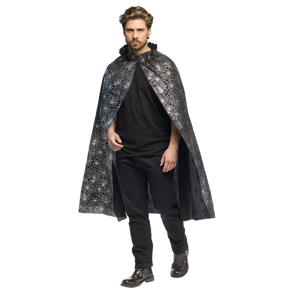 Cape Araignée Noire 115 cm - Déguisement Mystérieux