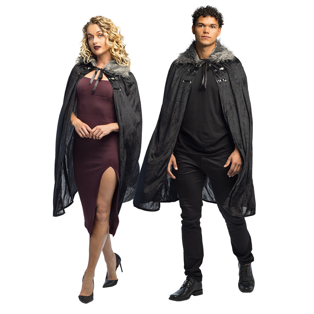Cape Gothique Vampire 113 cm - Déguisement Adulte Halloween