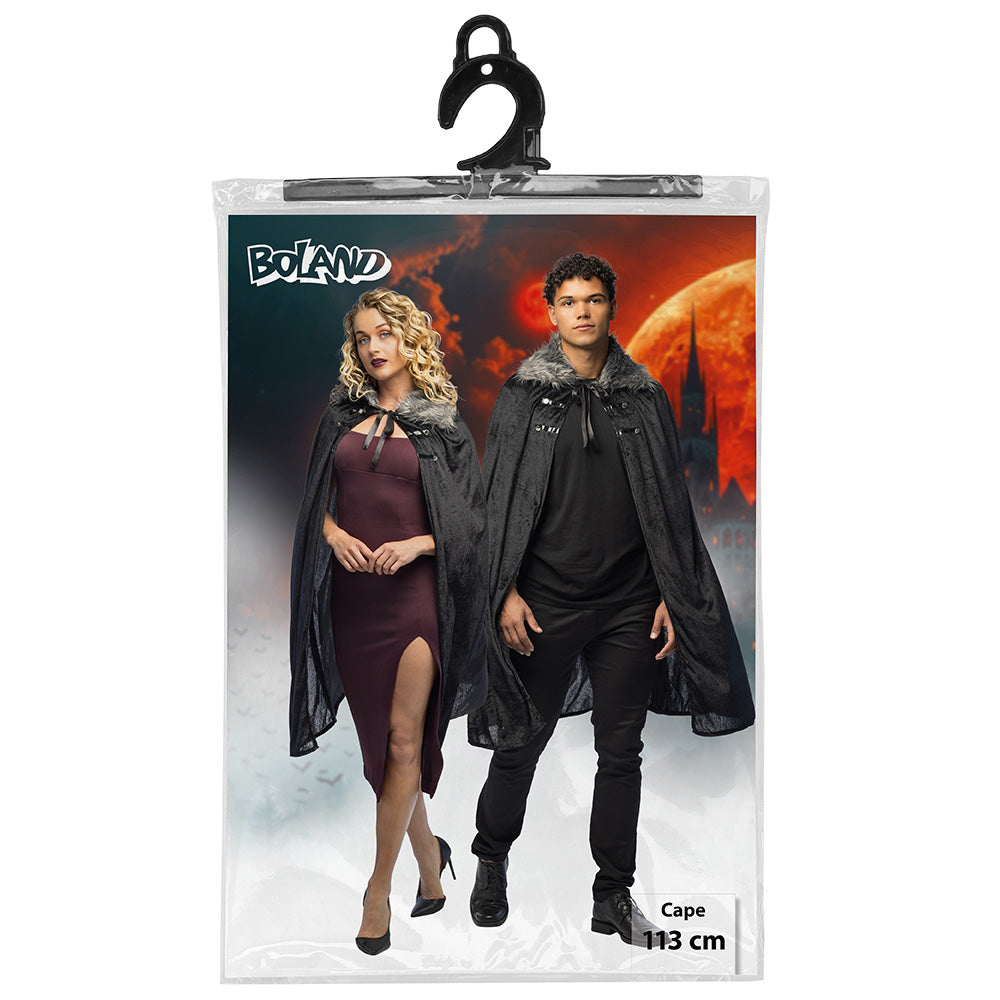Cape Gothique Vampire 113 cm - Déguisement Adulte Halloween