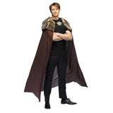 Cape Médiévale Viking avec Fourrure - Déguisement Adulte