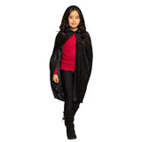 Cape Vampire Enfant Noire Luxe - Déguisement Halloween