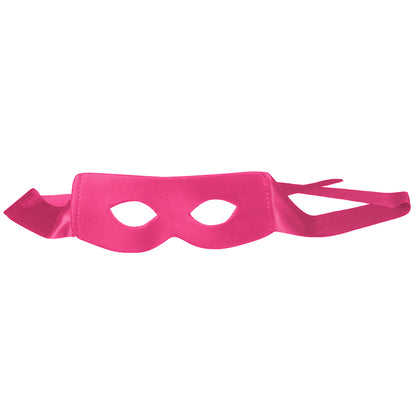 Cape et Masque de Super-héros Rose Fluo pour Adulte