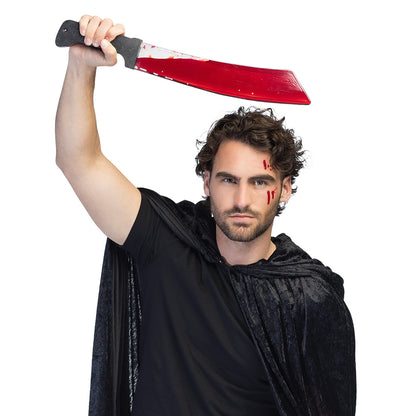 Machette Sanglante Effet Gel - Accessoire Halloween Réaliste
