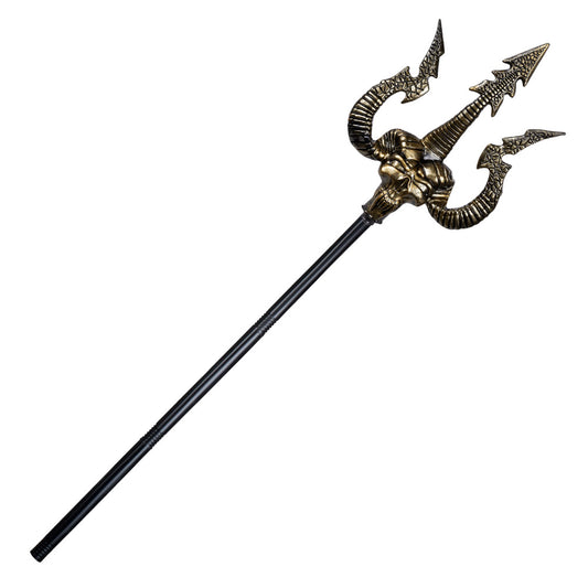 Déguisement Diable Démon avec Trident - Cape Rouge & Accessoires