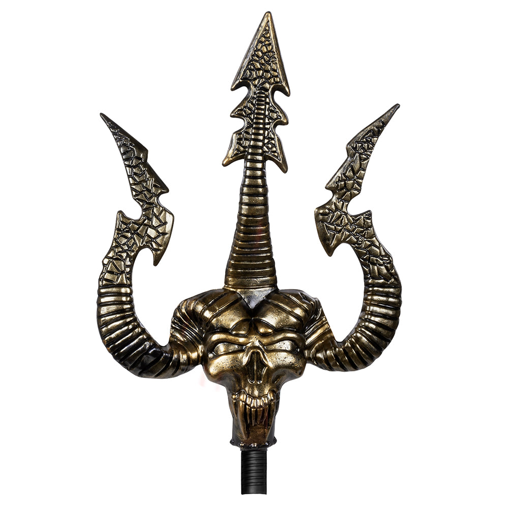 Déguisement Diable Démon avec Trident - Cape Rouge & Accessoires