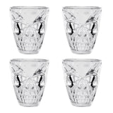 Lot 4 Verres à Shots Tête de Mort Cristal - Accessoire Party