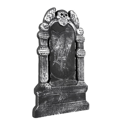 Pierre Tombale RIP Squelette Halloween - Décoration Terrifiante