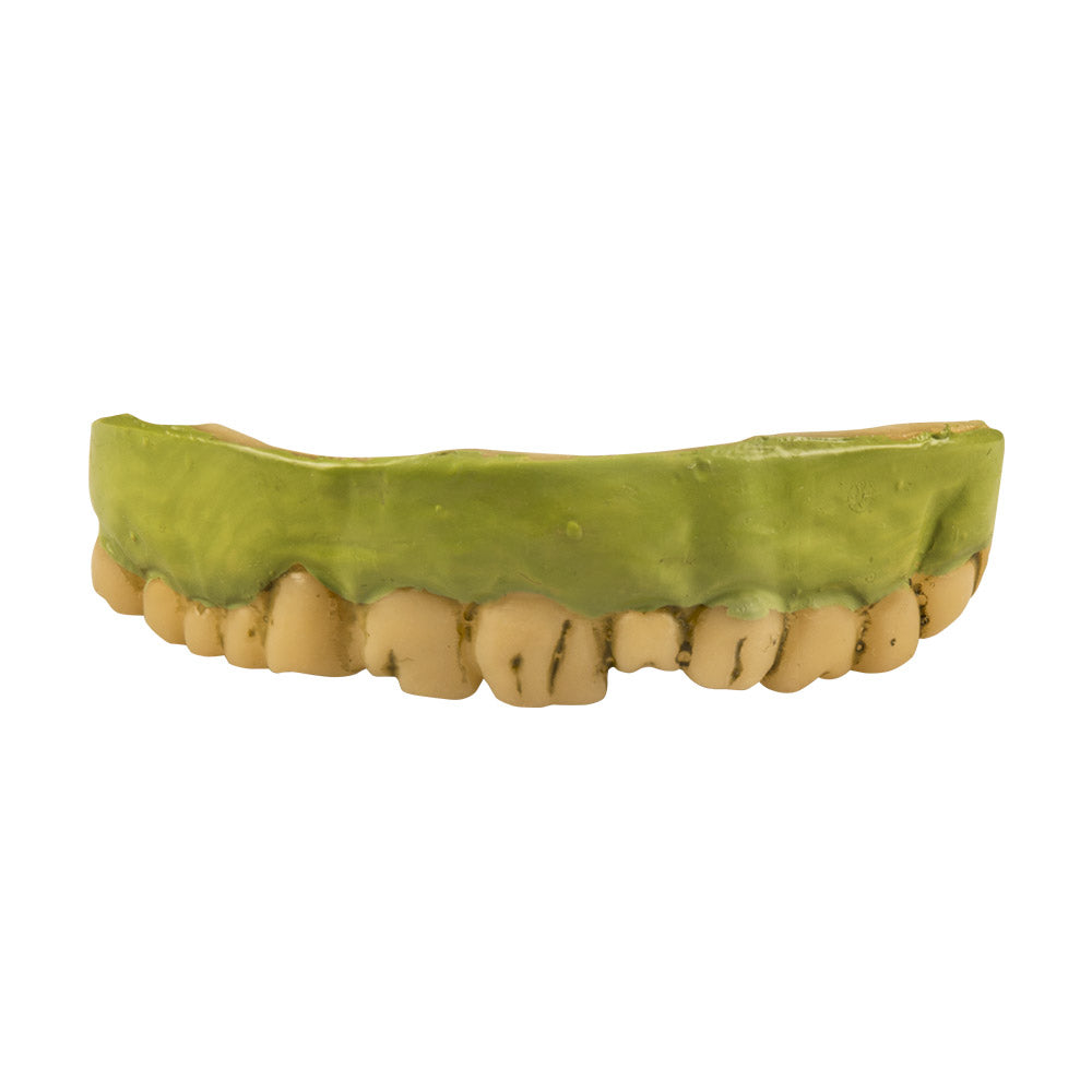 Dentier Monstre Vert Halloween - Accessoire Déguisement Zombie