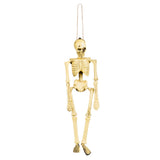 Squelette Suspendu Ivoire - Décoration Halloween 20cm