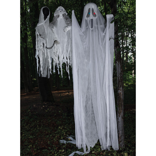 Fantôme Blanc Suspendu Halloween - Décoration Spectrale