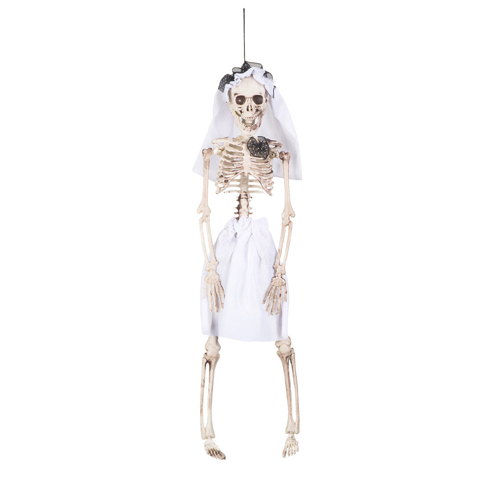 Squelette Mariée Suspendu - Décoration Halloween Effrayante