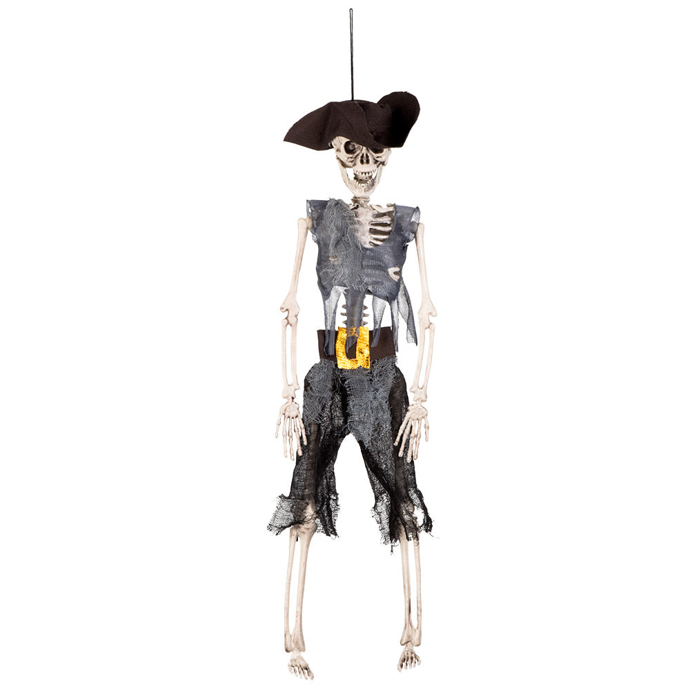 Squelette Pirate Suspendu - Décoration Halloween Effrayante