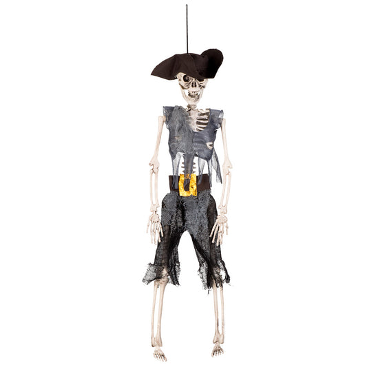 Squelette Pirate Suspendu - Décoration Halloween Effrayante