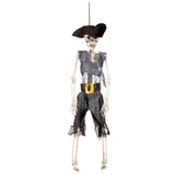 Squelette Pirate Suspendu - Décoration Halloween Effrayante