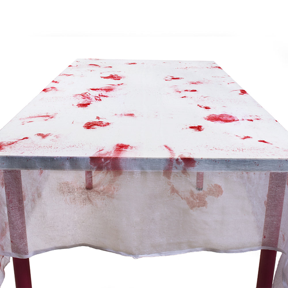 Nappe Infirmière Sanglante Halloween - Déco Effrayante