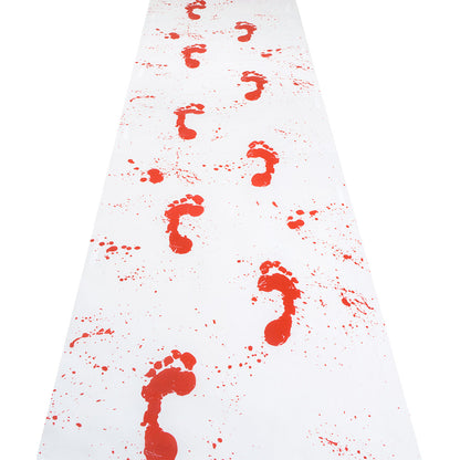 Tapis Sanglant 450x60cm - Décoration Halloween Pieds Nus
