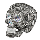 Crâne Scintillant Halloween - Décoration Paillettes Argentées