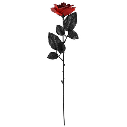 Cape Vampire Gothique Noire avec Roses et Crânes - Déguisement Adulte