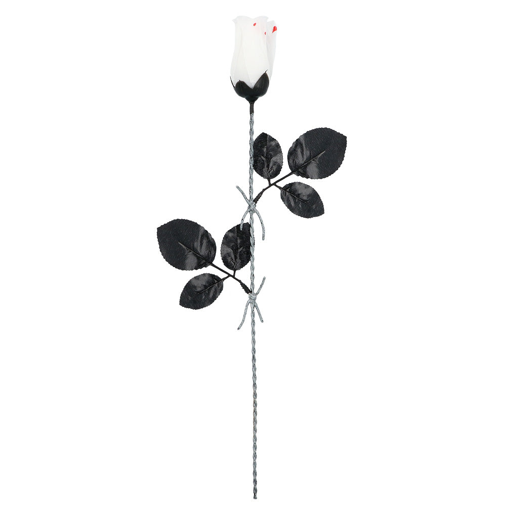 Cape Vampire Gothique Noire avec Roses et Crânes - Déguisement Adulte