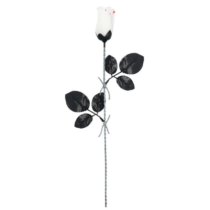 Cape Vampire Gothique Noire avec Roses et Crânes - Déguisement Adulte
