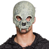 Masque Crâne Squelette Gris Halloween - Déguisement Adulte
