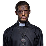 Pendentif Croix Gothique Skull Chaîne Metal - Accessoire Vampire