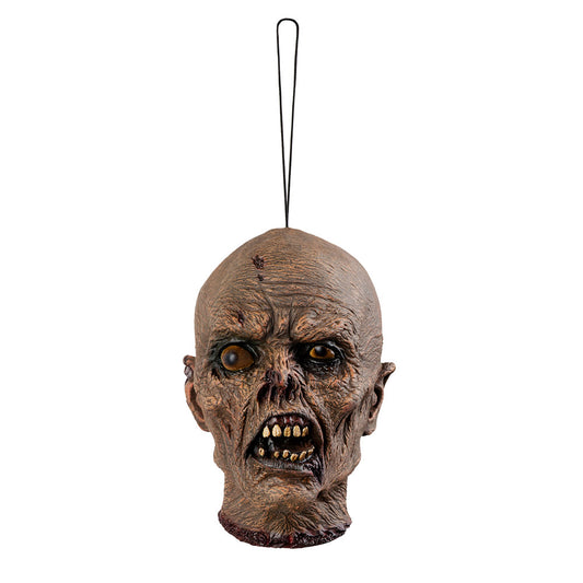 Tête Zombie Suspendue - Décoration Halloween Effrayante