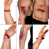 Kit Cicatrices Réalistes Halloween - Faux Sang & Blessures