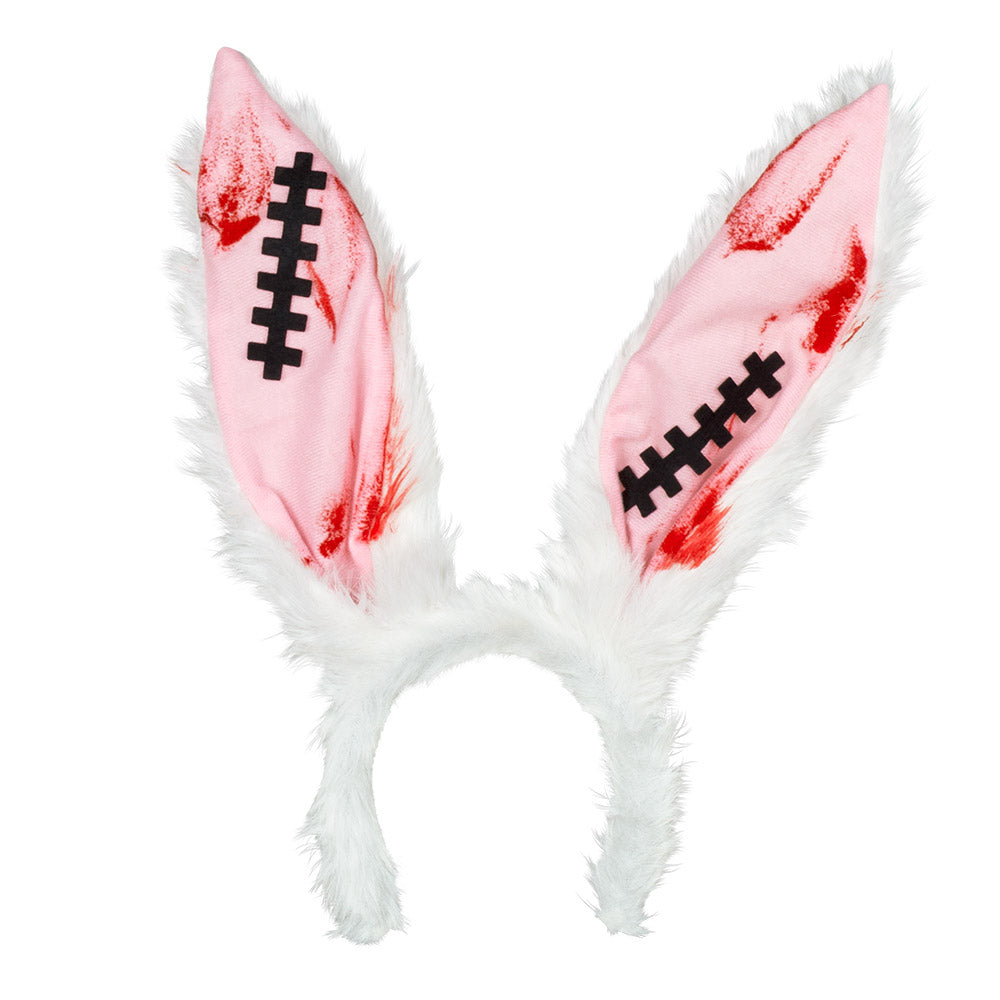 Oreilles de Lapin Zombie Ensanglantées - Accessoire Halloween