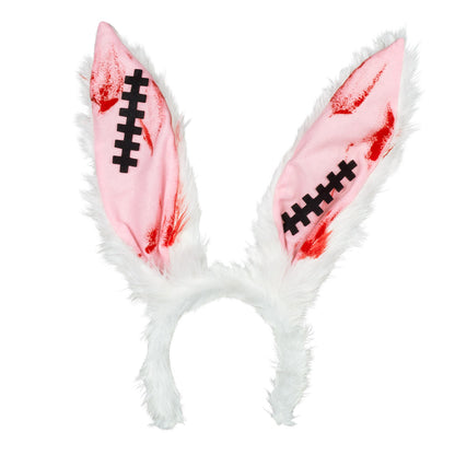 Oreilles de Lapin Zombie Ensanglantées - Accessoire Halloween