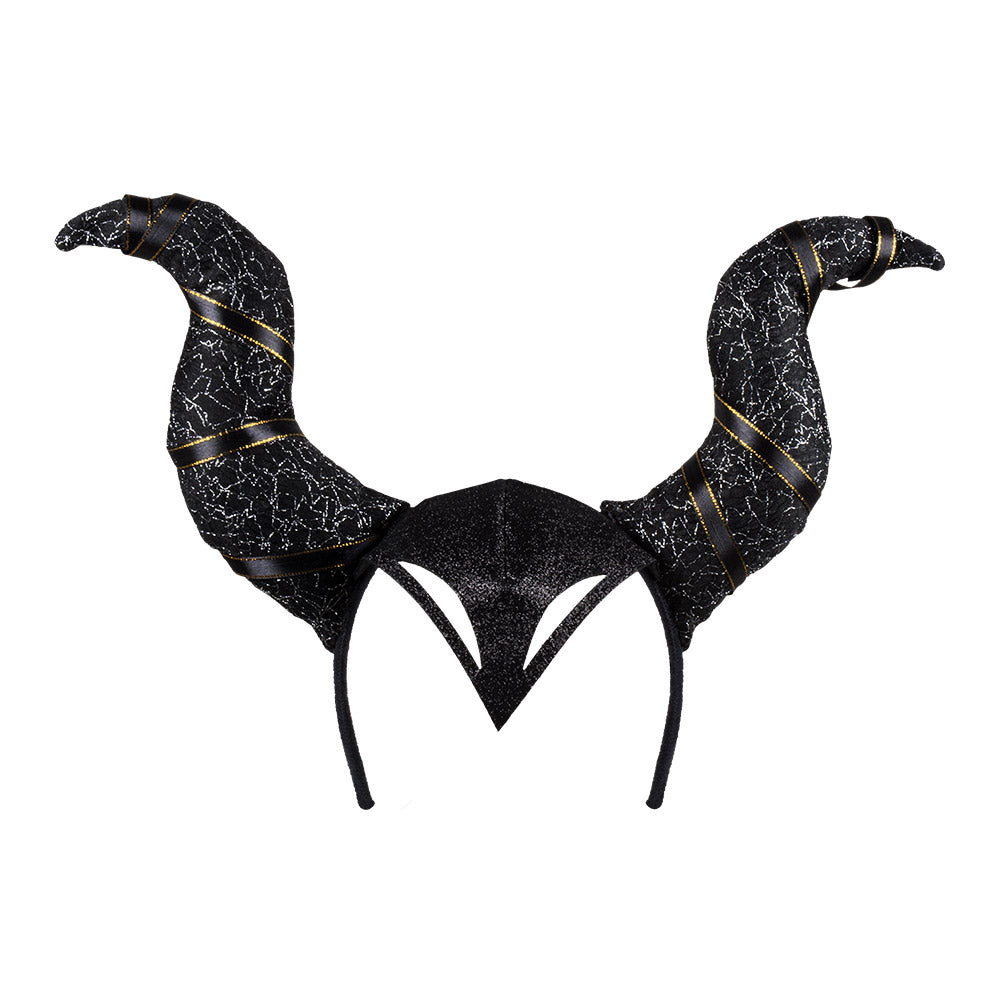Cornes de Démon Maleficent Noires - Accessoire Halloween Luxe