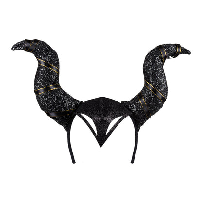 Cornes de Démon Maleficent Noires - Accessoire Halloween Luxe