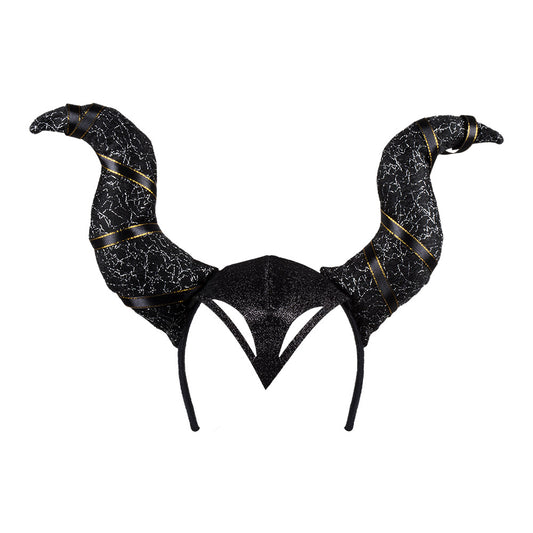 Cornes de Démon Maleficent Noires - Accessoire Halloween Luxe
