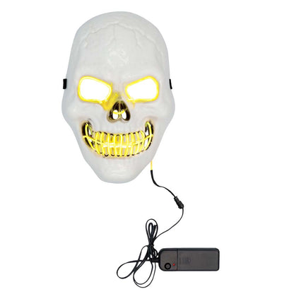 Masque Crâne Lumineux LED - 3 Modes de Lumière