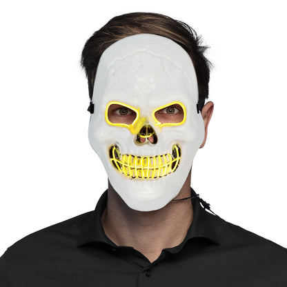 Masque Crâne Lumineux LED - 3 Modes de Lumière